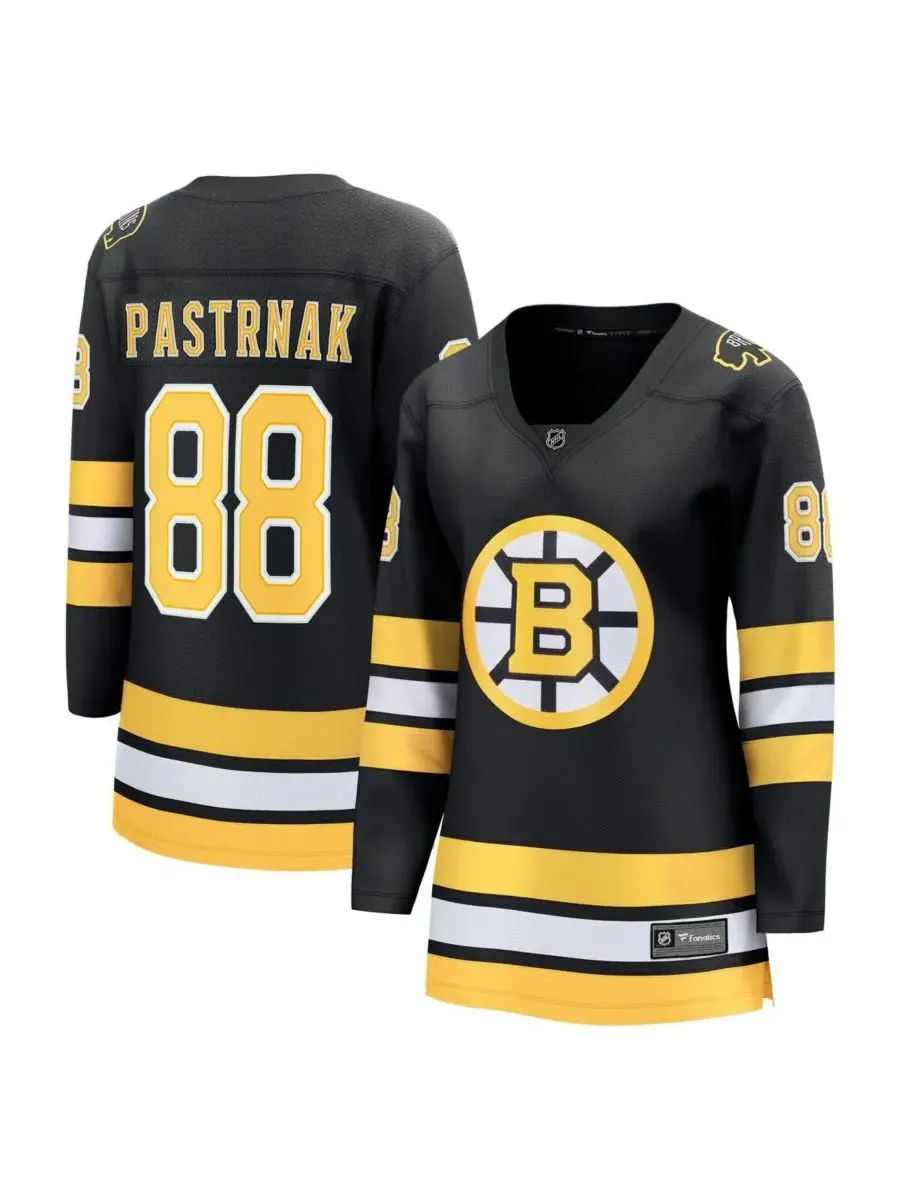 Fanatics Женская черная домашняя футболка David Pastrnak Boston Bruins Breakaway Player Jersey — изображение 1 из 3, черный