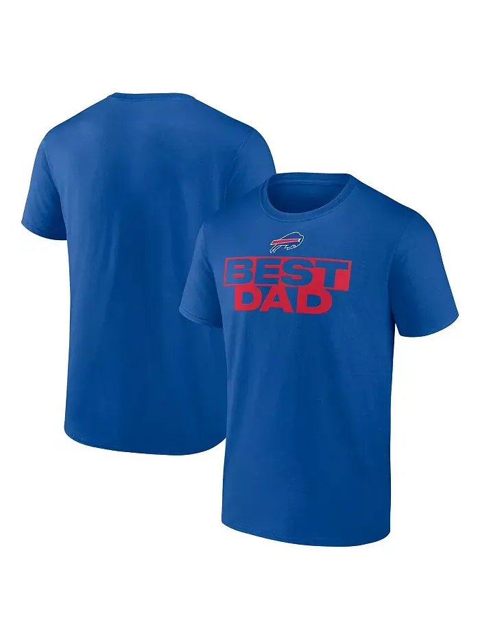 Мужская футболка Royal Buffalo Bills Best Dad Logo Athletic — изображение 1 из 3
