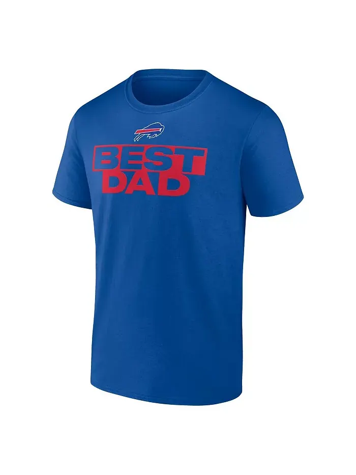 Мужская футболка Royal Buffalo Bills Best Dad Logo Athletic — изображение 2 из 3