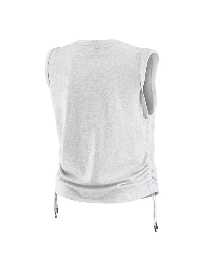 Женская майка-труба Heather Gray Los Angeles Dodgers с защипом WEAR by Erin Andrews — изображение 3 из 3