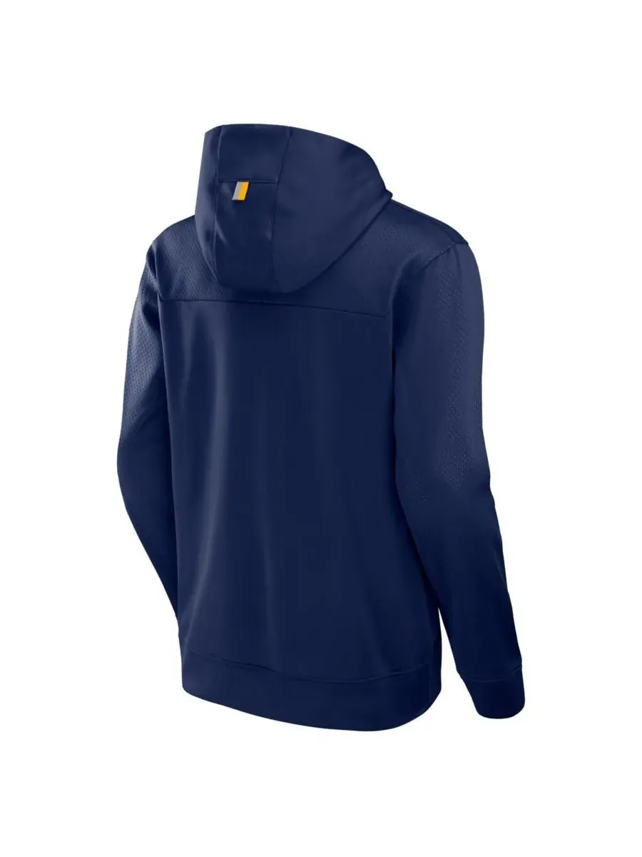 Fanatics Мужская толстовка с капюшоном West Virginia Mountaineers Defender Dot Faded Primary — изображение 2 из 3