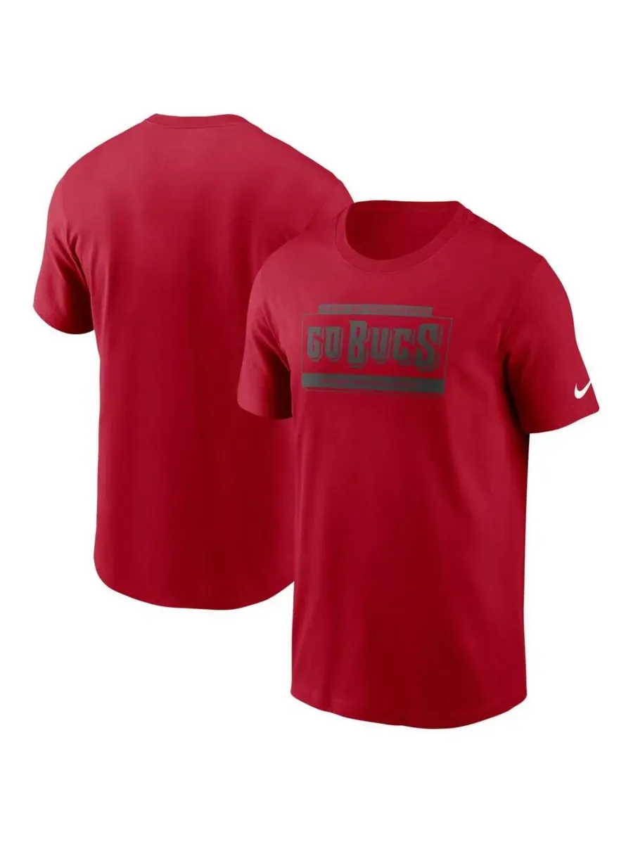 Nike Мужская красная футболка Tampa Bay Buccaneers Primetime Local Essential — изображение 1 из 3, красный