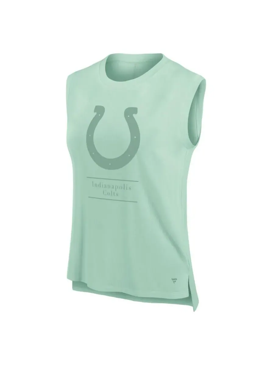 Fanatics Женская майка-топ Indianapolis Colts Studio Embrace мятного цвета — изображение 3 из 3, мята