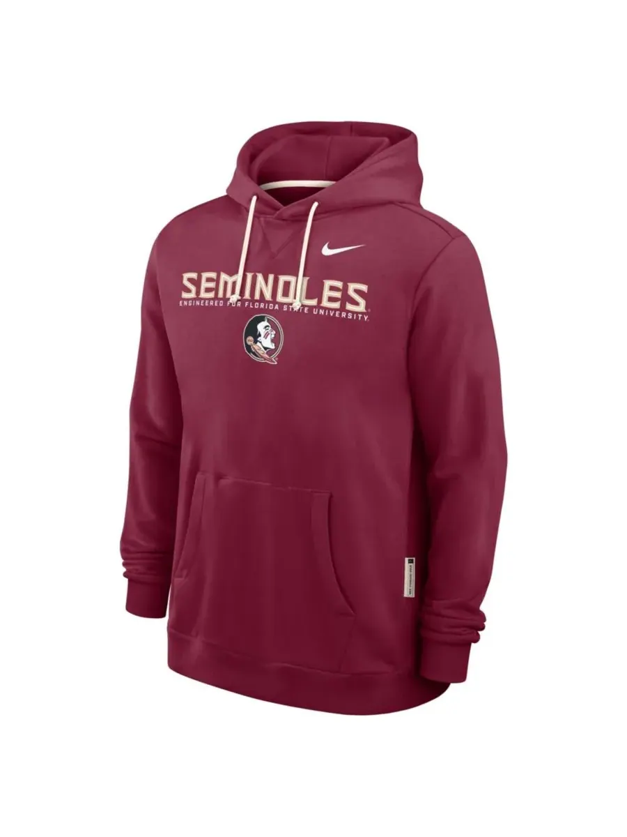 Мужская толстовка Garnet Florida State Seminoles 2025 Sideline Standard Issue Dri-FIT Nike — изображение 5 из 5, гранат