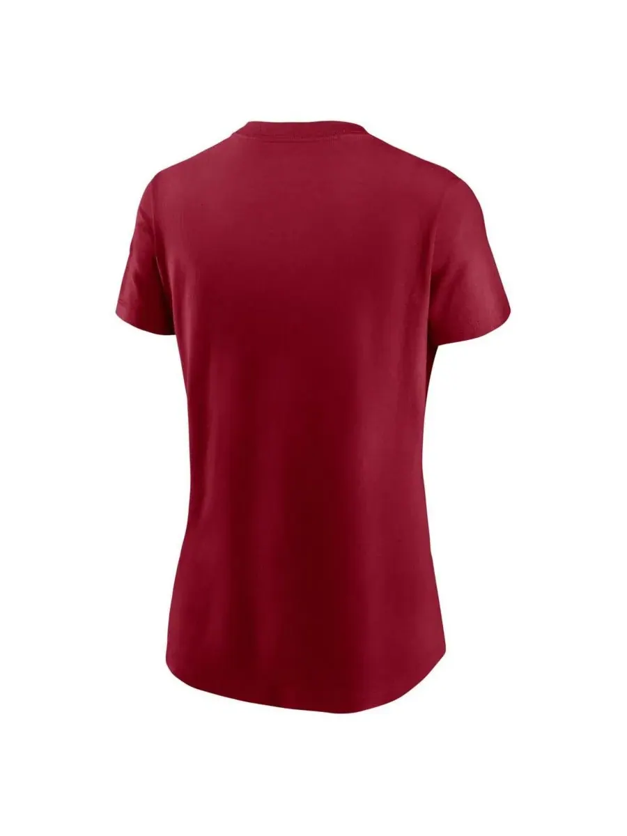Nike Женская футболка с надписью "Crimson Alabama Crimson Tide Local Ultimate Chant" — изображение 3 из 3, красный