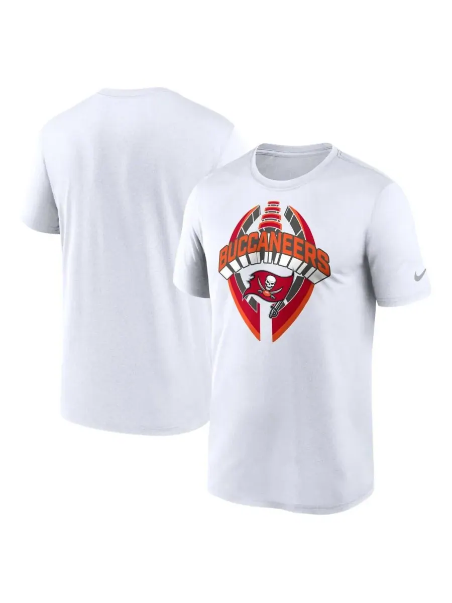 Nike Мужская белая футболка Tampa Bay Buccaneers Legend Icon Performance — изображение 1 из 3, белый