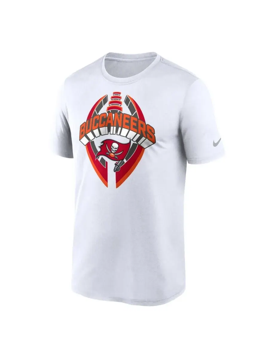 Nike Мужская белая футболка Tampa Bay Buccaneers Legend Icon Performance — изображение 2 из 3, белый