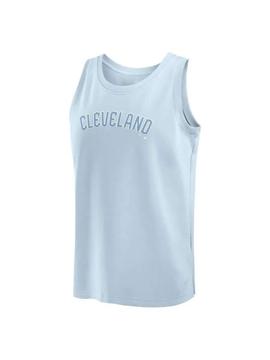Мужская светло-голубая майка Cleveland Guardians Elements Fanatics — изображение 2 из 3, светлый синий