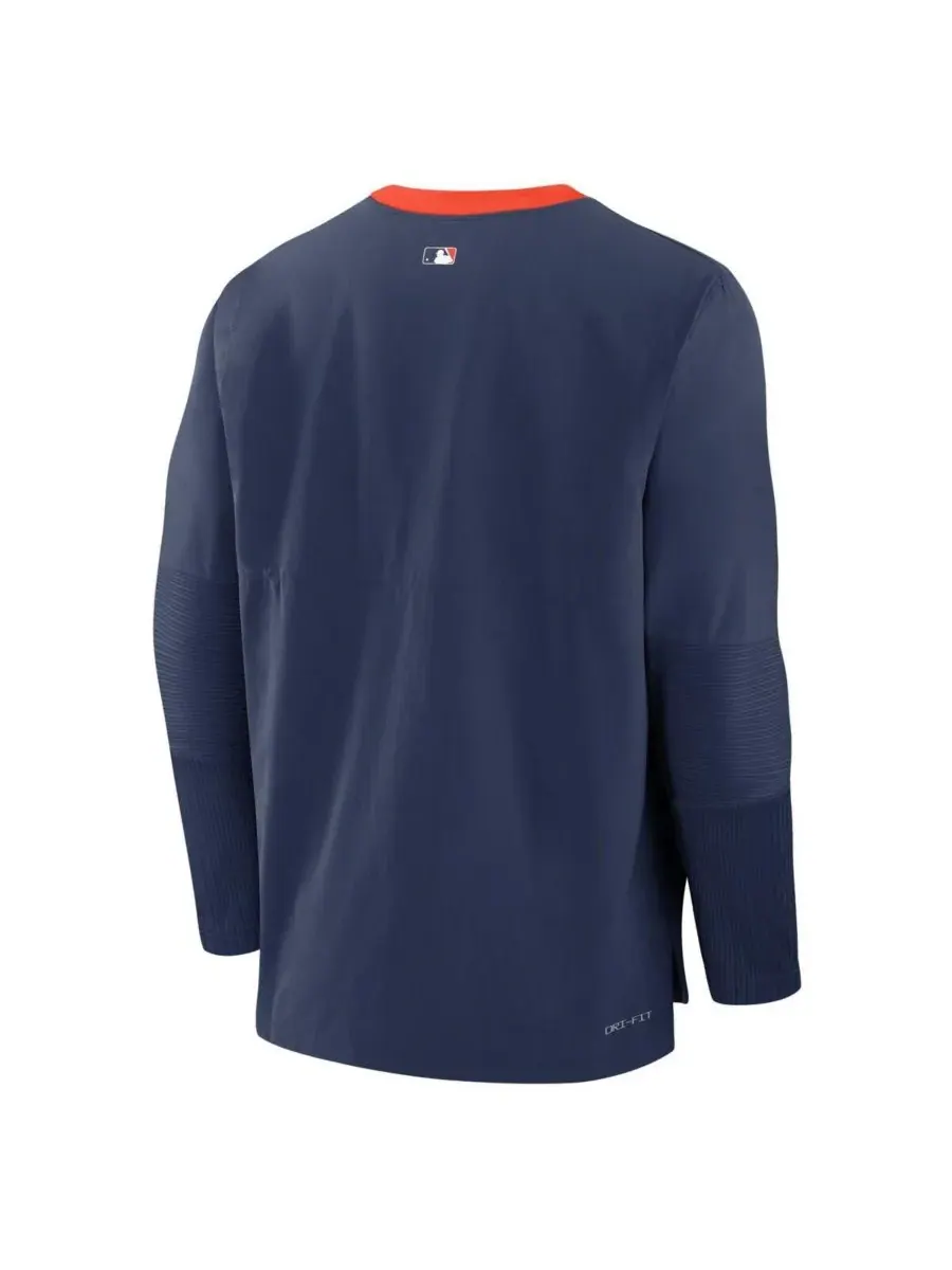 Nike Мужская темно-синяя футболка с длинным рукавом Houston Astros 2025 City Connect Authentic — изображение 3 из 3