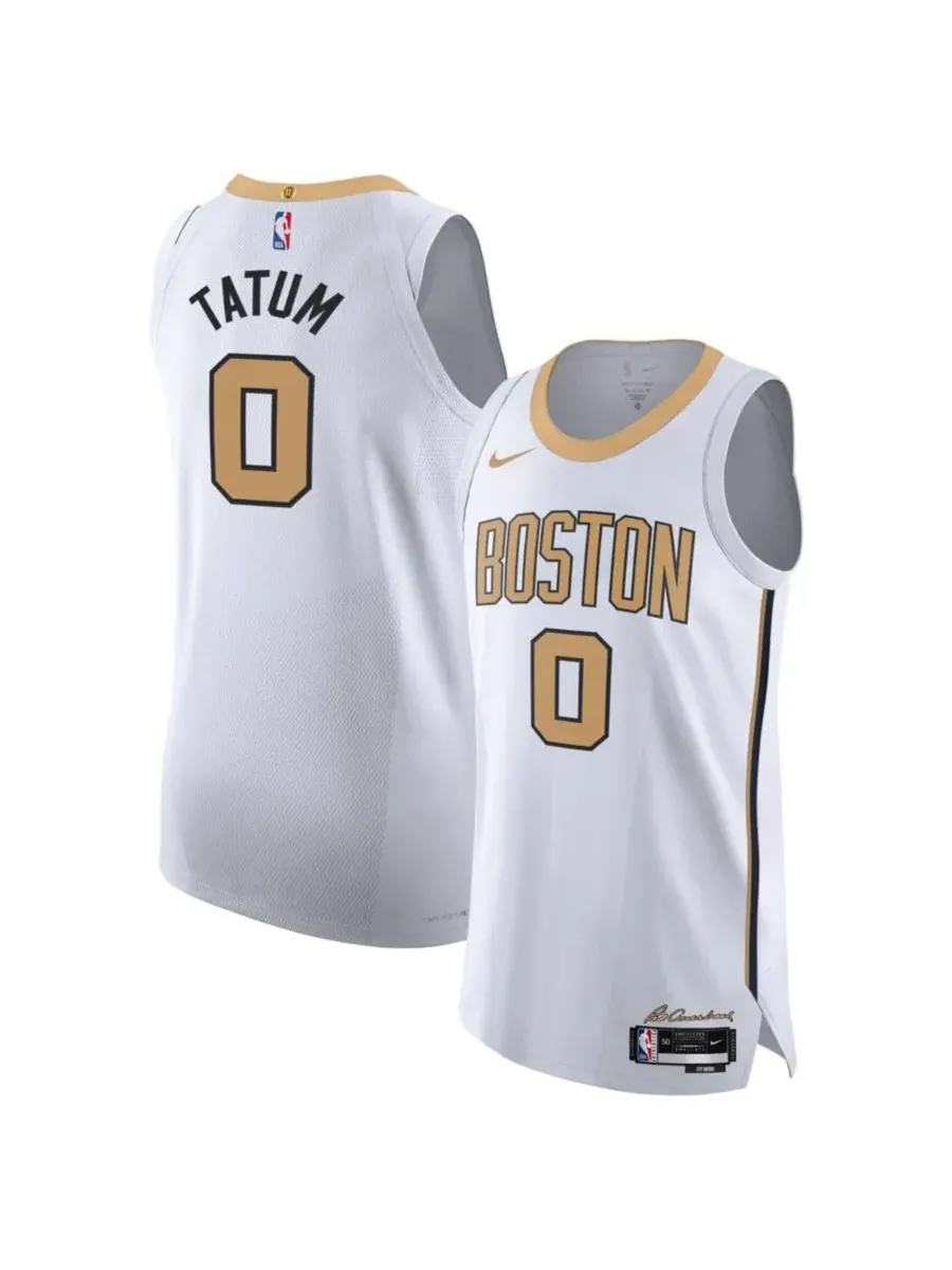 Nike Мужская и женская белая майка Джейсона Тейтума, Boston Celtics, сезон 2025/26, City Edition — изображение 1 из 3, белый