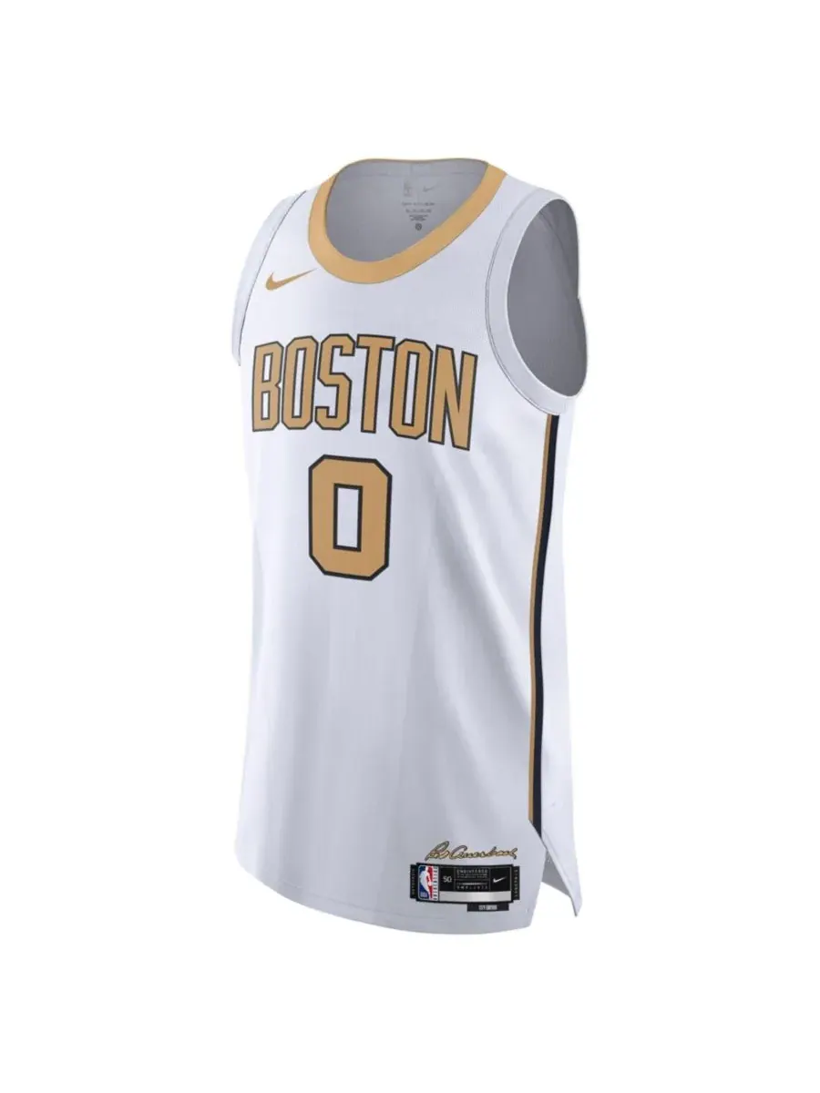 Nike Мужская и женская белая майка Джейсона Тейтума, Boston Celtics, сезон 2025/26, City Edition — изображение 2 из 3, белый