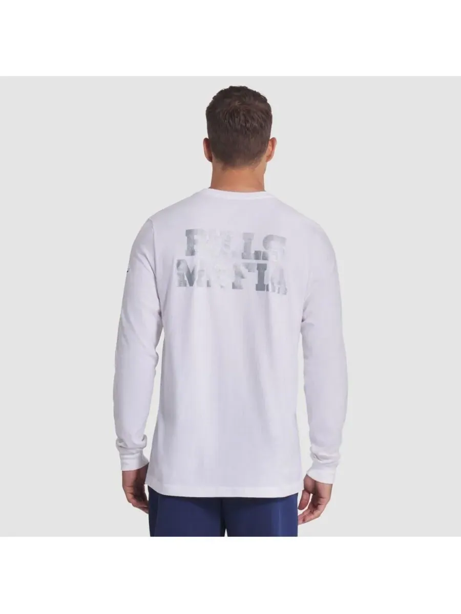 Nike Мужская белая футболка с длинным рукавом из коллекции "Buffalo Bills 2025 Rivalries Collection — изображение 2 из 3