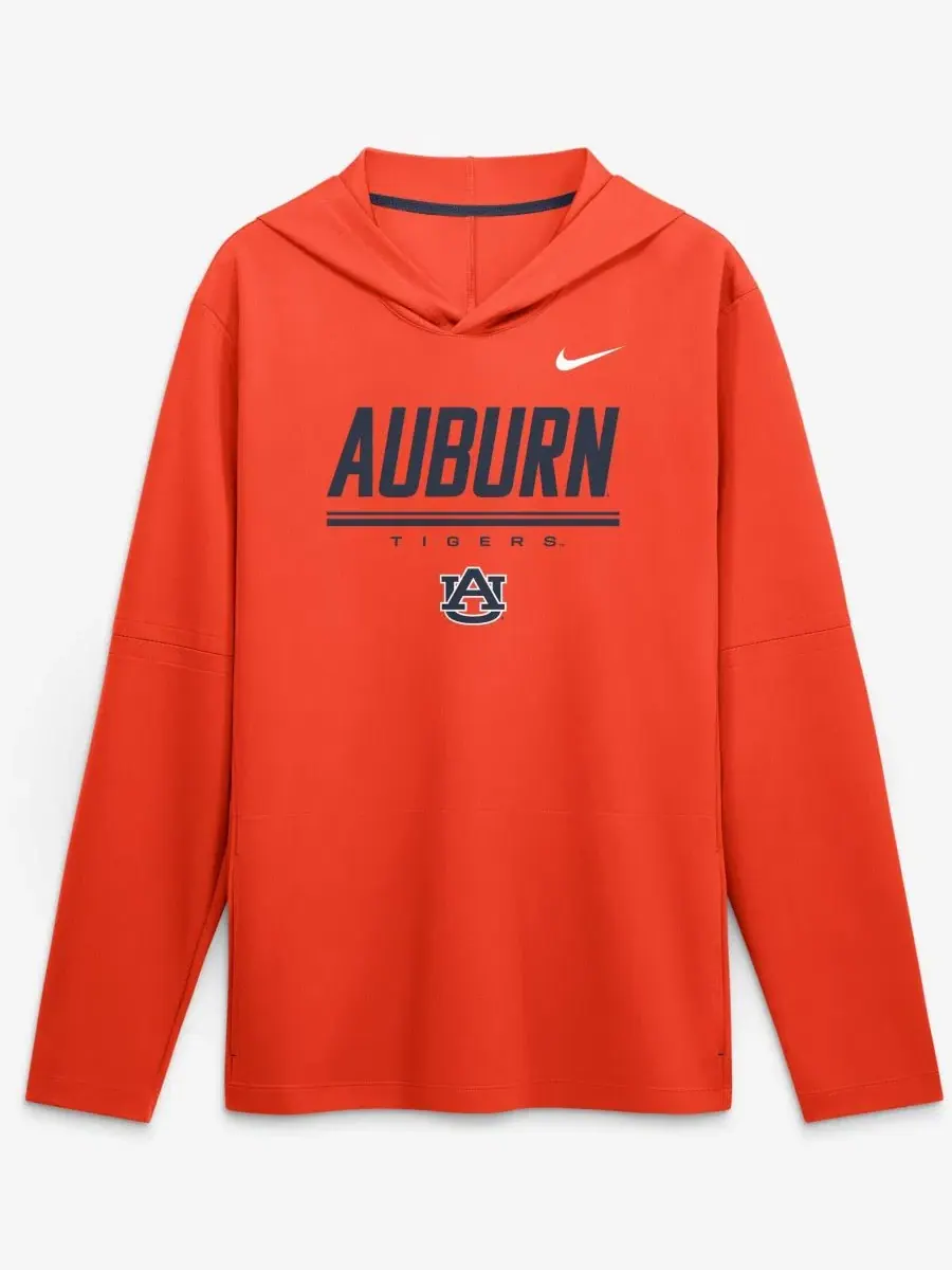 Толстовка с капюшоном Auburn Tigers с длинным рукавом Nike — изображение 1 из 2, оранжевый
