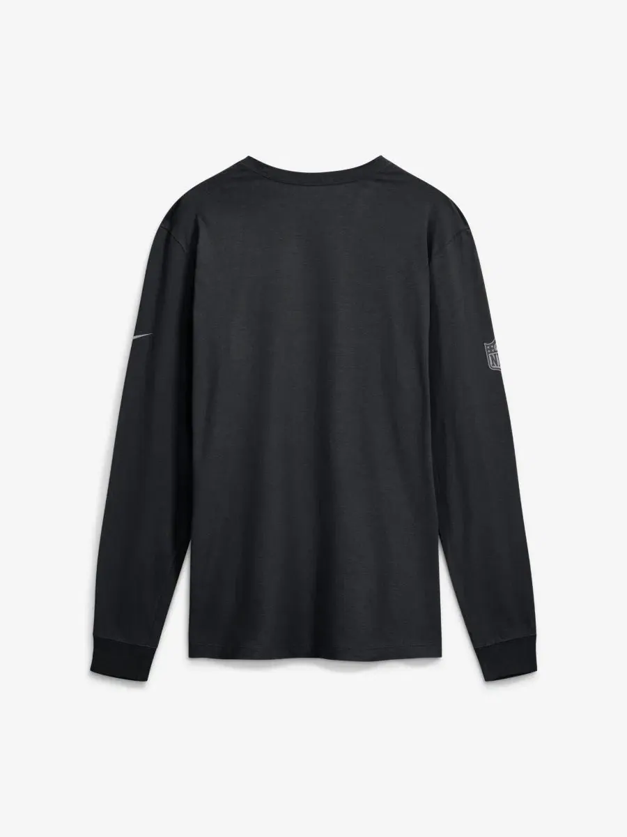 Футболка с длинным рукавом Nike Black — изображение 2 из 2, черный