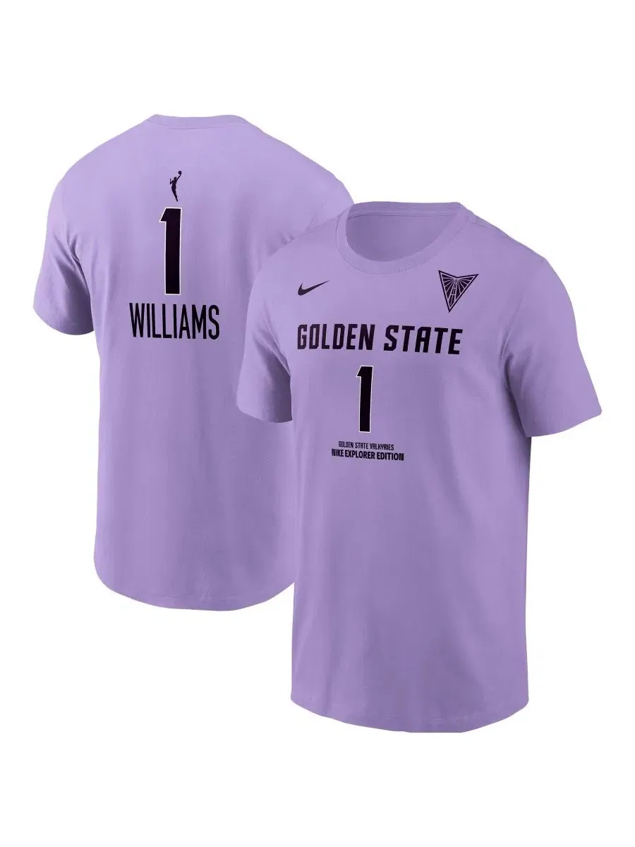 Футболка с коротким рукавом Gabby Williams Explorer Edition Nike — изображение 1 из 3, фиолетовый