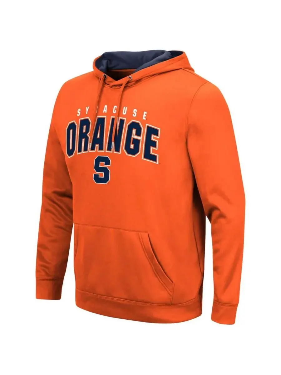 Colosseum Мужская толстовка с капюшоном Syracuse Orange Resistance — изображение 2 из 5, оранжевый