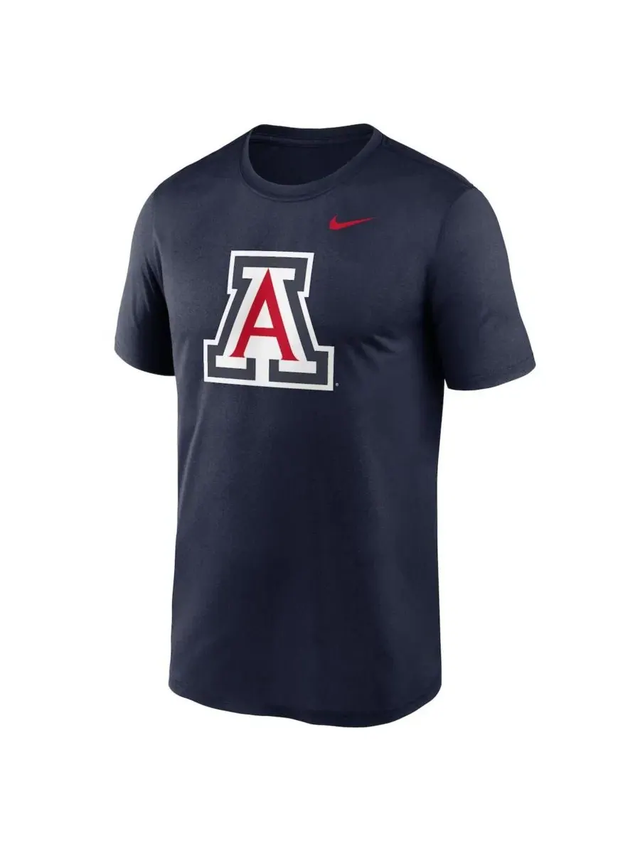 Футболка с длинным рукавом с принтом Arizona Wildcats Nike — изображение 3 из 3, темно-синий