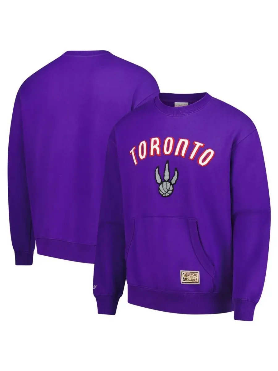 Mitchell & Ness Мужская фиолетовая толстовка Toronto Raptors Nights — изображение 1 из 3, фиолетовый
