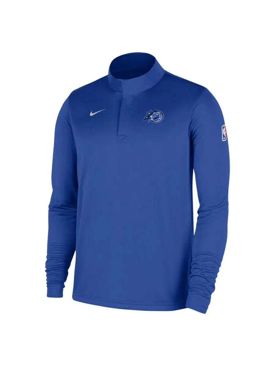 Nike Мужская синяя толстовка Orlando Magic 2025/26 Authentic Coaches Quarter-Zip Dri-Fit с — изображение 2 из 3, синий