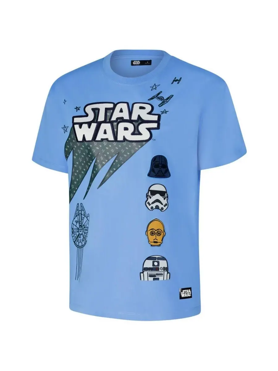 Freeze Max Женская синяя футболка Star Wars Boyfriend — изображение 2 из 3, синий