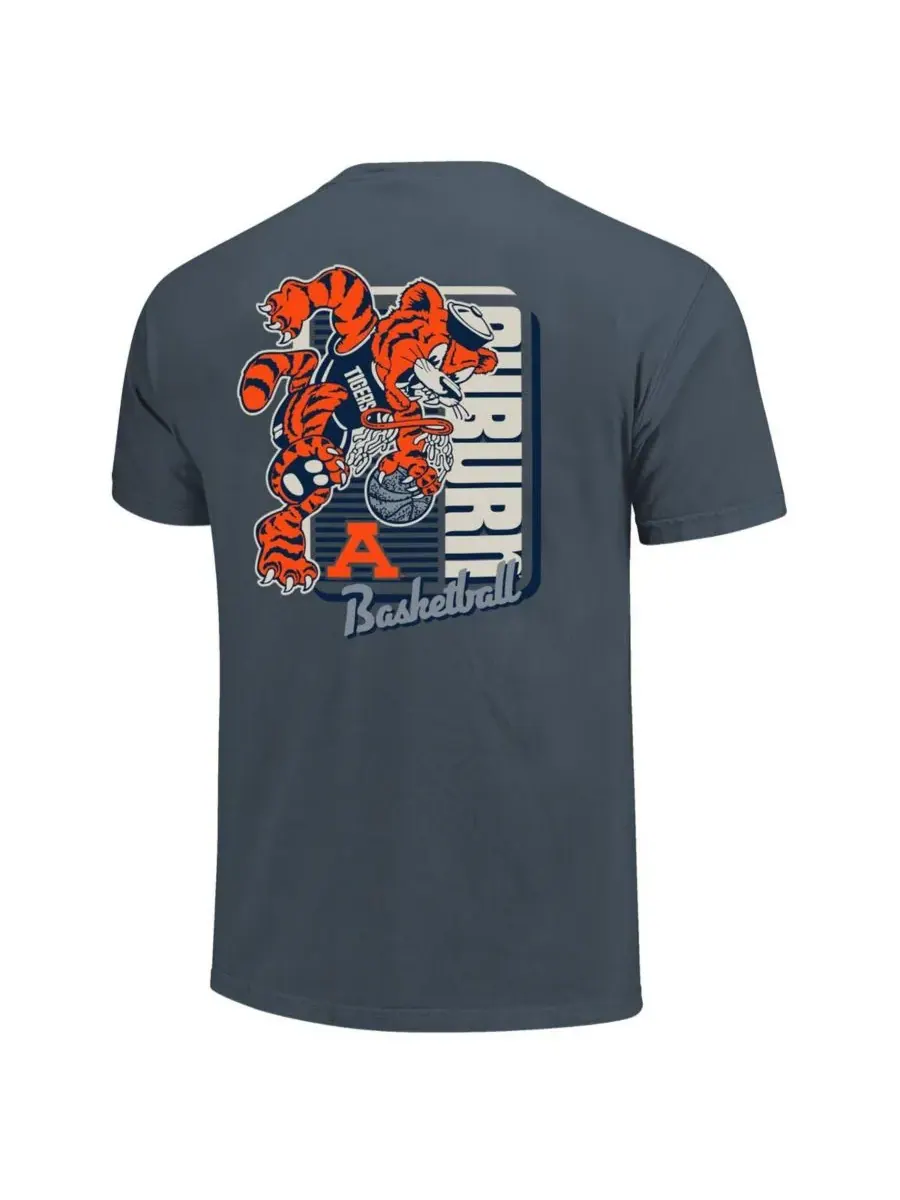 Image One Мужская темно-синяя футболка с изображением талисмана команды Auburn Tigers Comfort — изображение 3 из 3