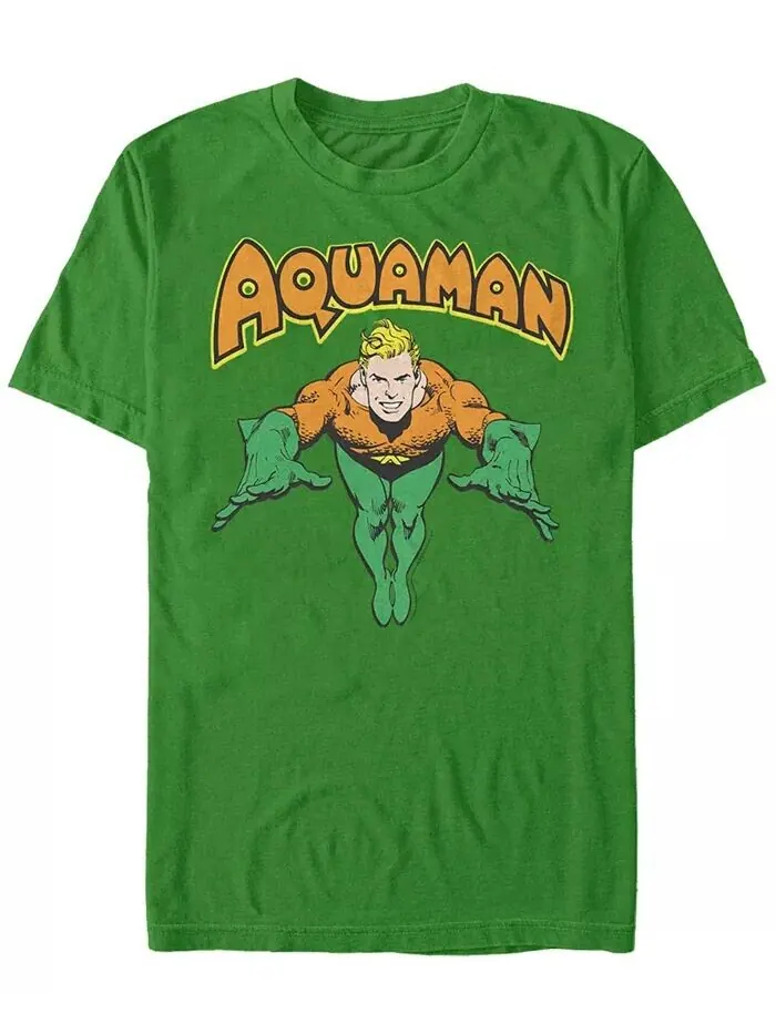 Мужская футболка DC Aquaman Dive с короткими рукавами Fifth Sun