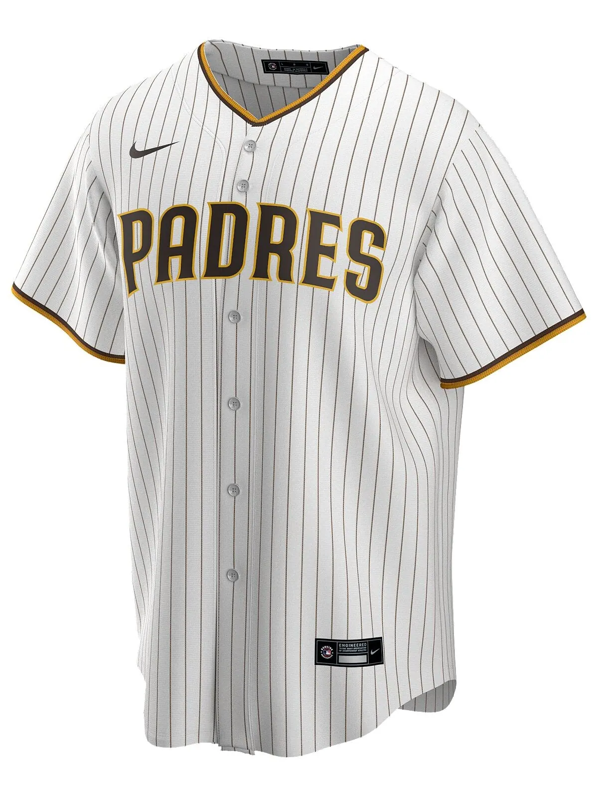 Мужская футболка fernando tatis jr. san diego padres, копия официального игрока Nike — изображение 2 из 2, белый