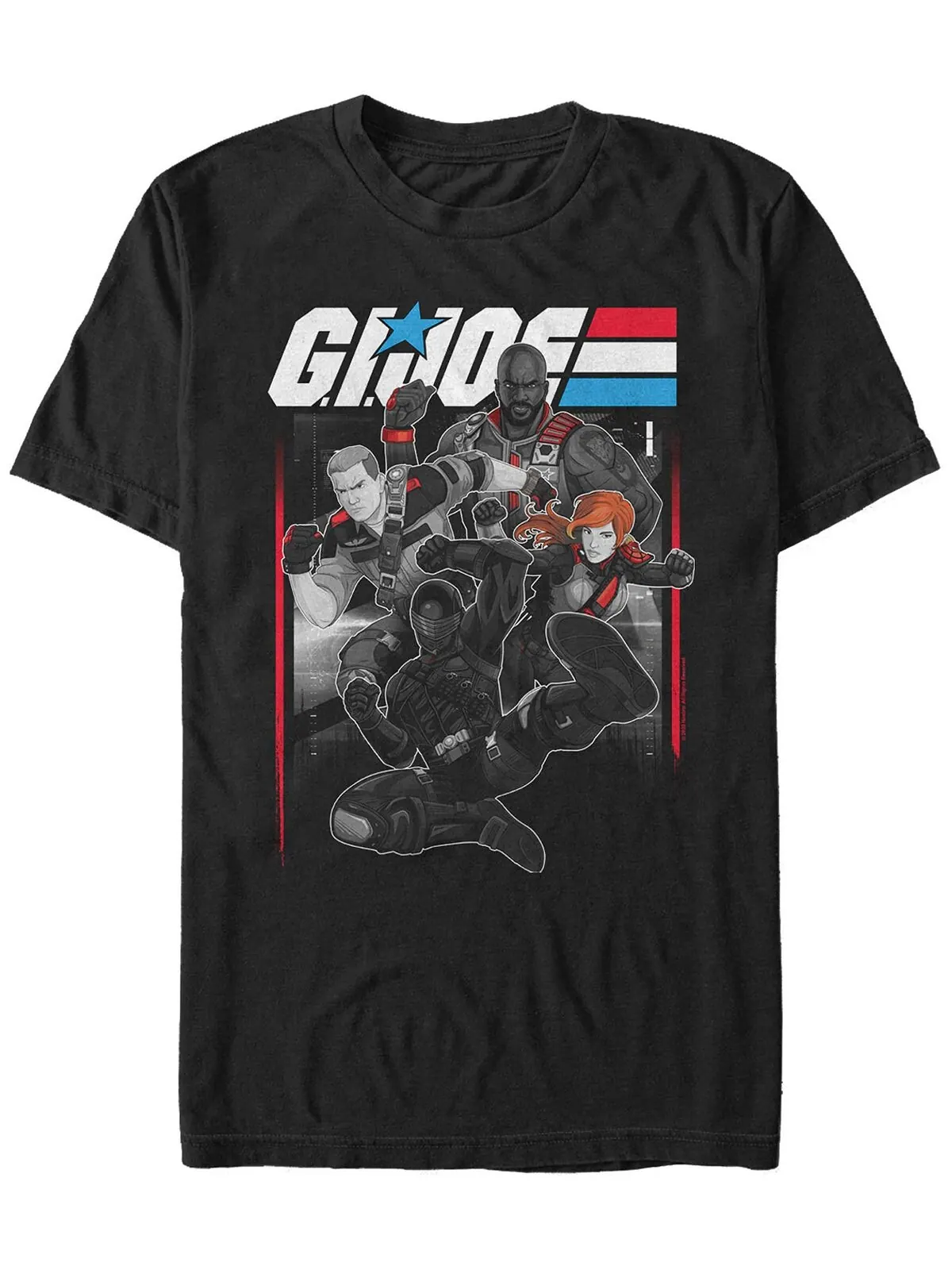 Мужская футболка с коротким рукавом g.i.joe action group Fifth Sun — изображение 1 из 1, черный