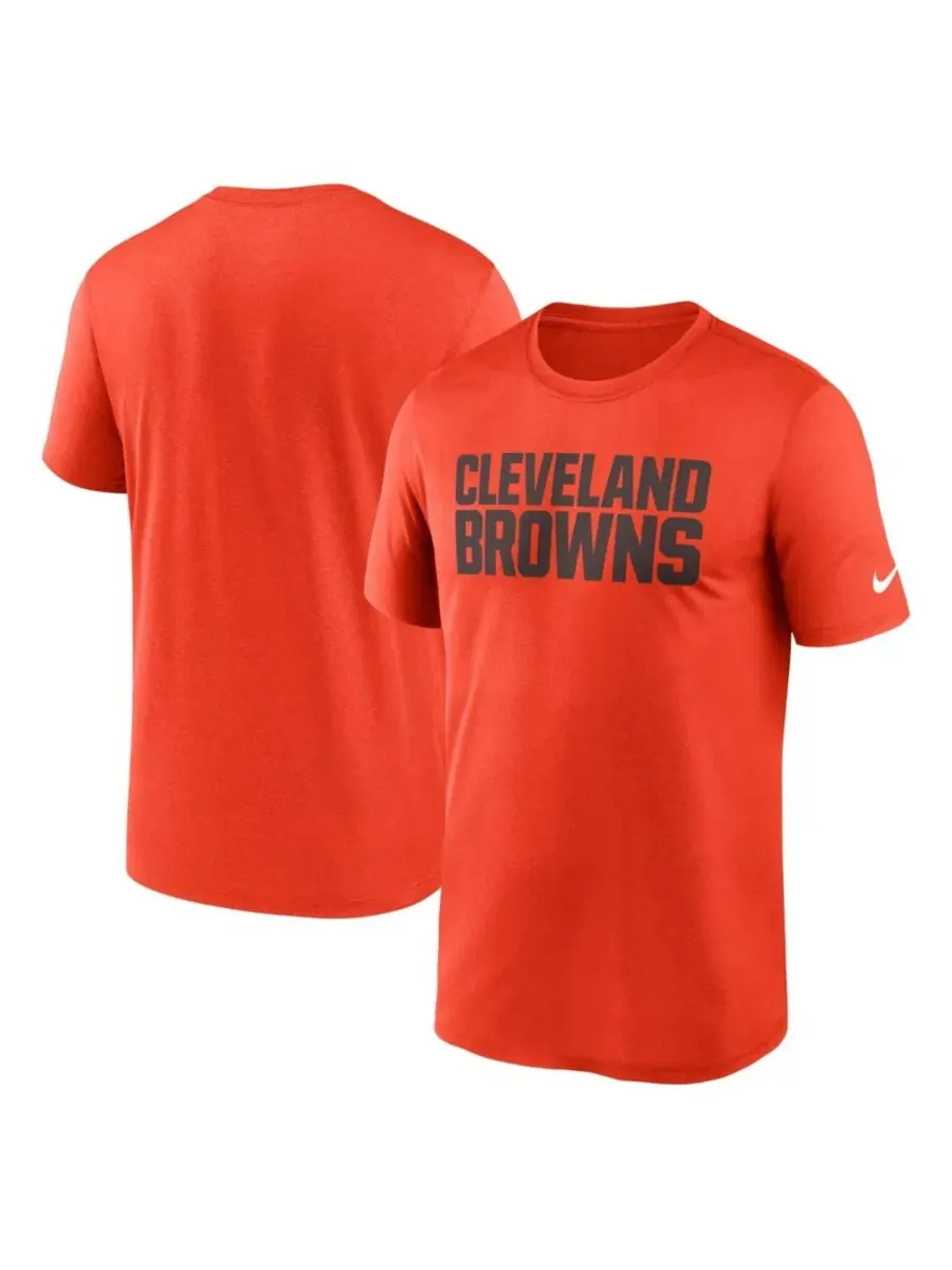 Футболка с технологией Dri-FIT Primetime Legend Wordmark Nike — изображение 1 из 3, оранжевый