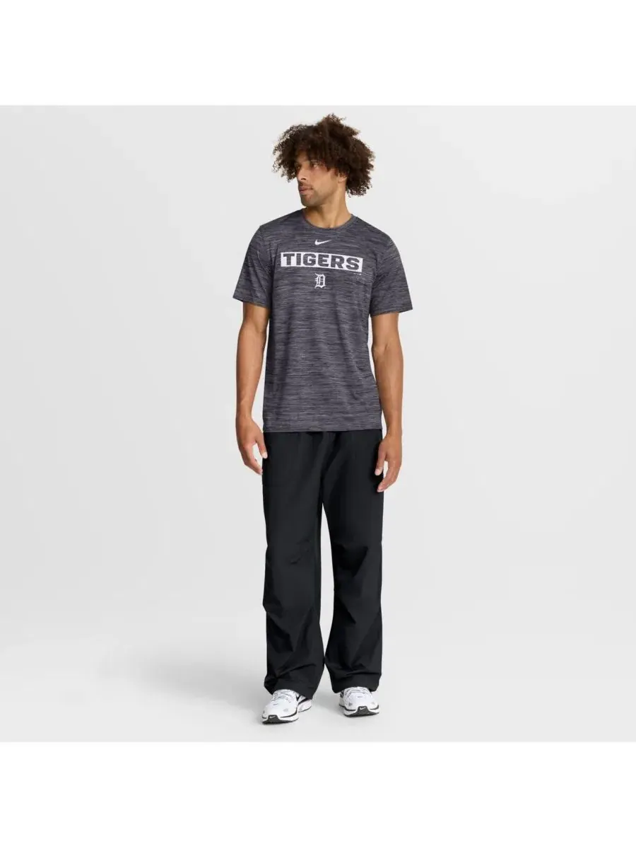 Футболка с кросс-окрашенным принтом Detroit Tigers Velocity Dri-FIT Nike — изображение 3 из 4, черный