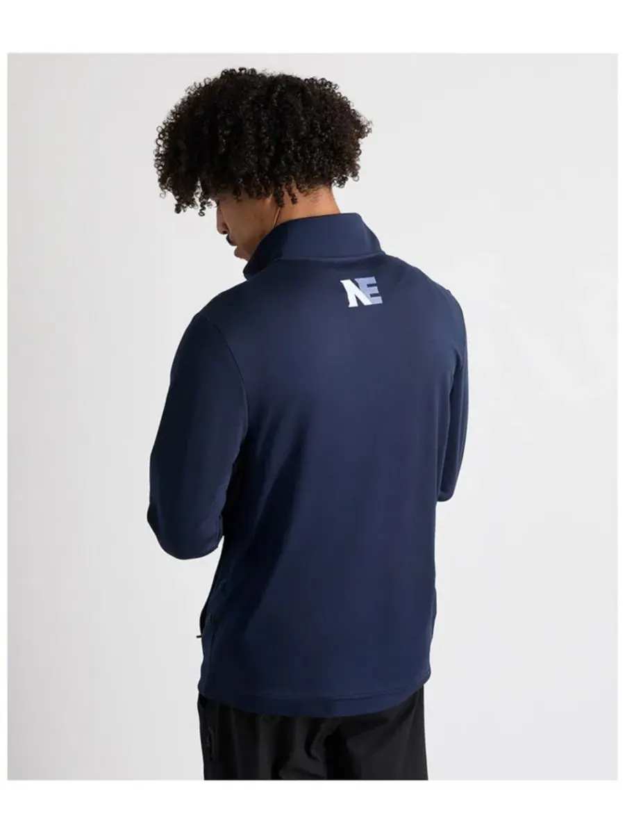 Мужская куртка-бомбер с полной застежкой-молнией Charles River Apparel Navy — изображение 3 из 5, темно-синий