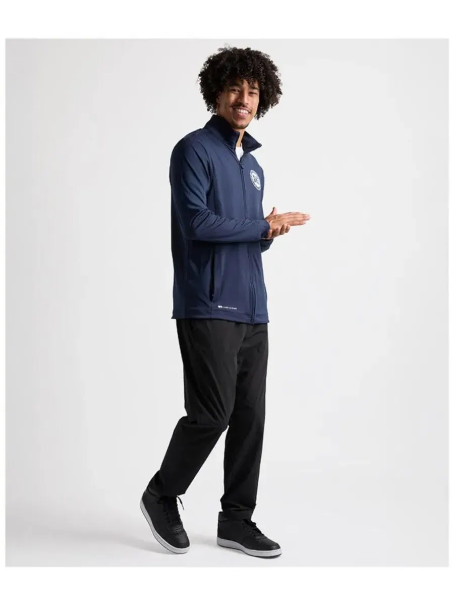 Мужская куртка-бомбер с полной застежкой-молнией Charles River Apparel Navy — изображение 5 из 5, темно-синий