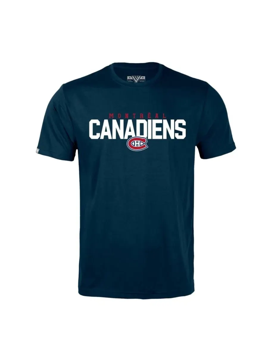 Футболка с принтом Cole Caufield Montreal Canadiens Richmond LevelWear — изображение 2 из 3, темно-синий