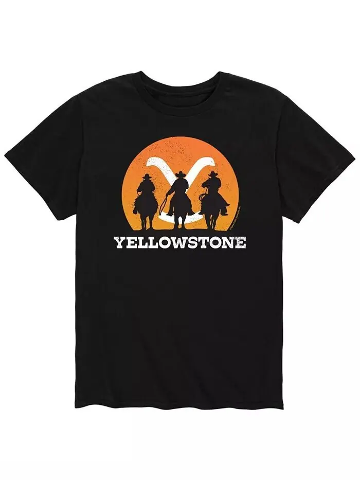 Мужская футболка Yellowstone Cowboy Sunset AIRWAVES — изображение 1 из 1