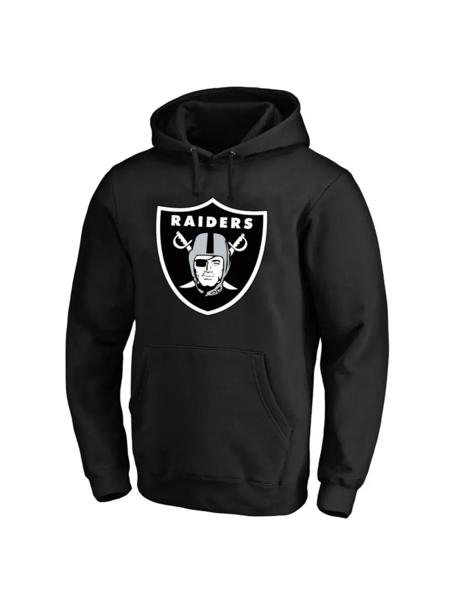 Толстовка Fernando Mendoza Black Las Vegas Raiders Big & Tall Name & Number Fleece Hoodie Fanatics — изображение 3 из 3