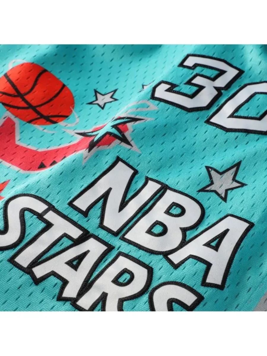 Майка-джерси с принтом Scottie Pippen Mitchell & Ness — изображение 3 из 5, бирюзовый
