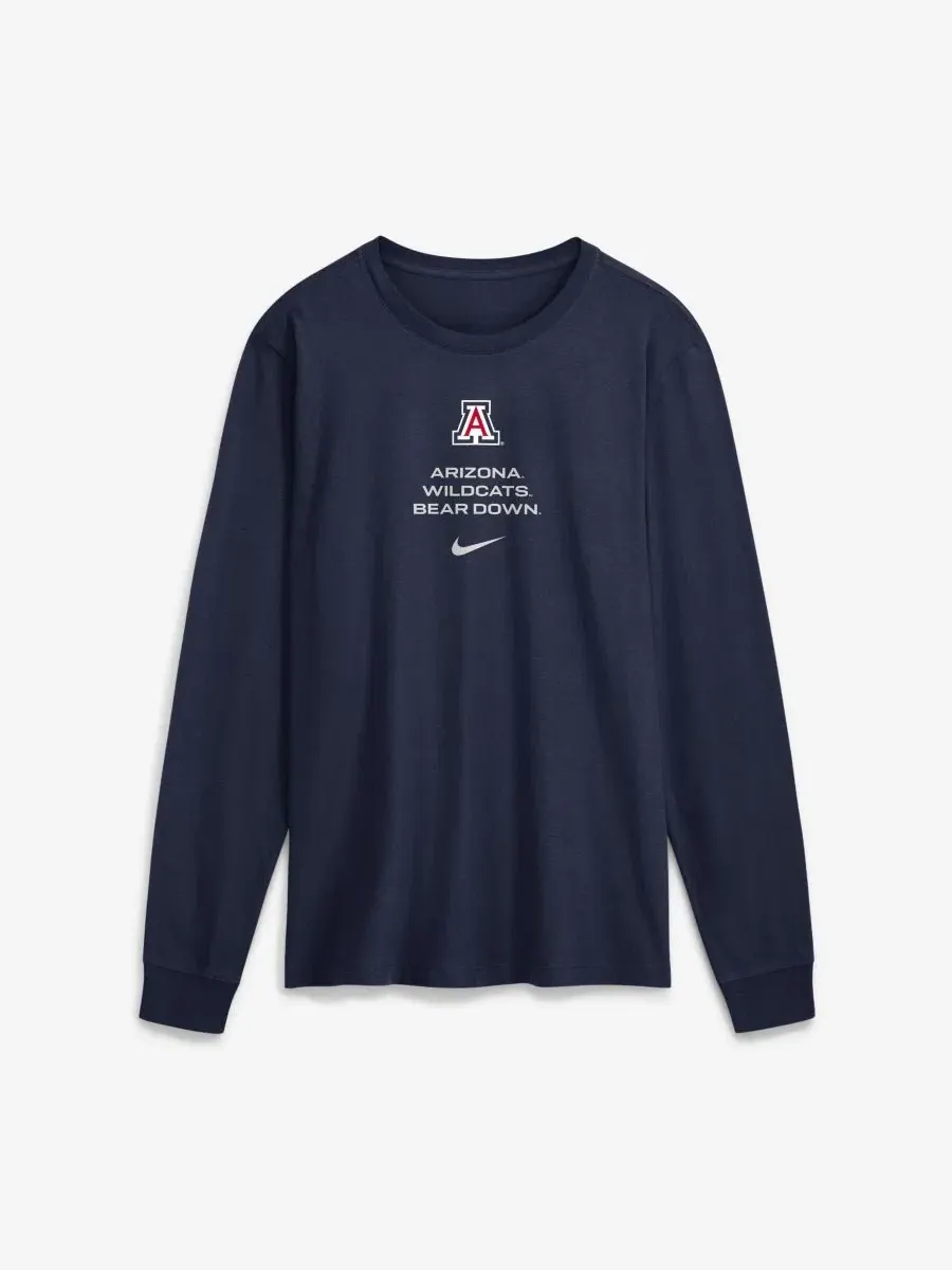Футболка с длинным рукавом Nike 2026 Sideline Dri-FIT — изображение 1 из 2, темно-синий