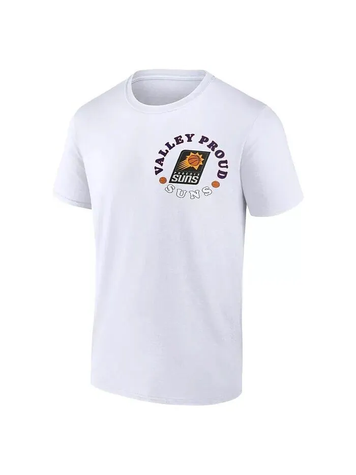 Мужская белая футболка Phoenix Suns Street Collective Fanatics — изображение 2 из 3