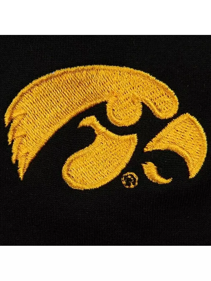 Женские черные флисовые леггинсы Iowa Hawkeyes ZooZatz — изображение 2 из 2