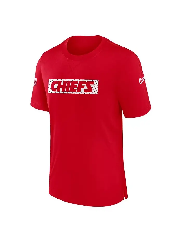 Мужская красная футболка Kansas City Chiefs Sideline Player Performance Nike — изображение 2 из 3