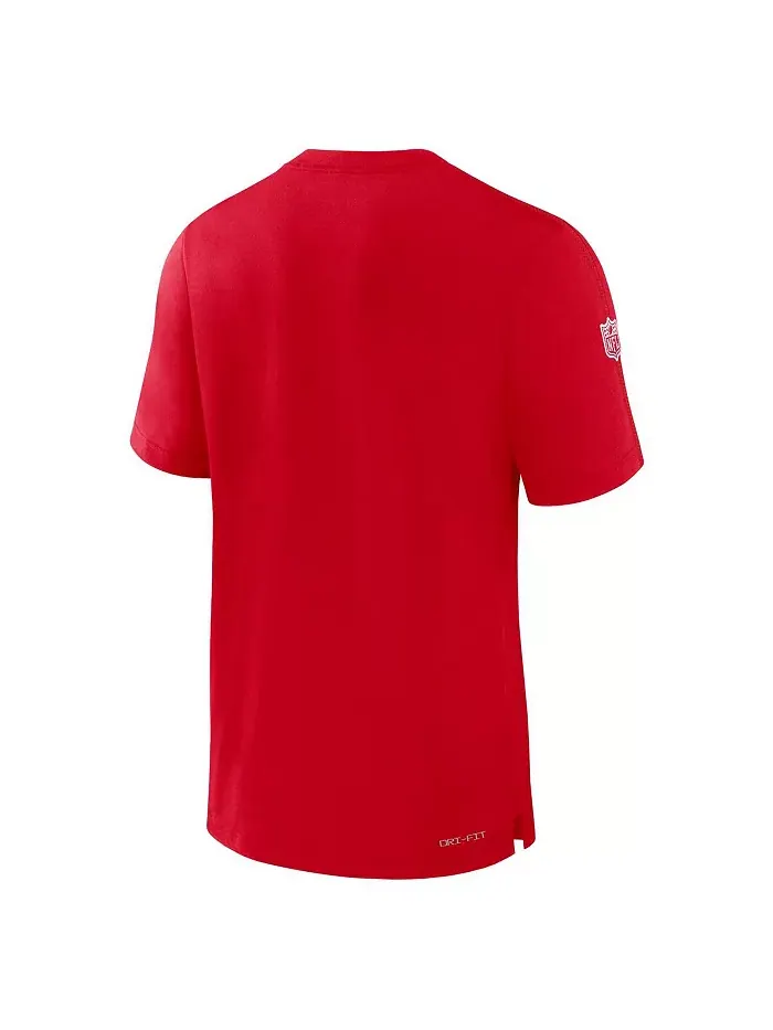 Мужская красная футболка Kansas City Chiefs Sideline Player Performance Nike — изображение 3 из 3