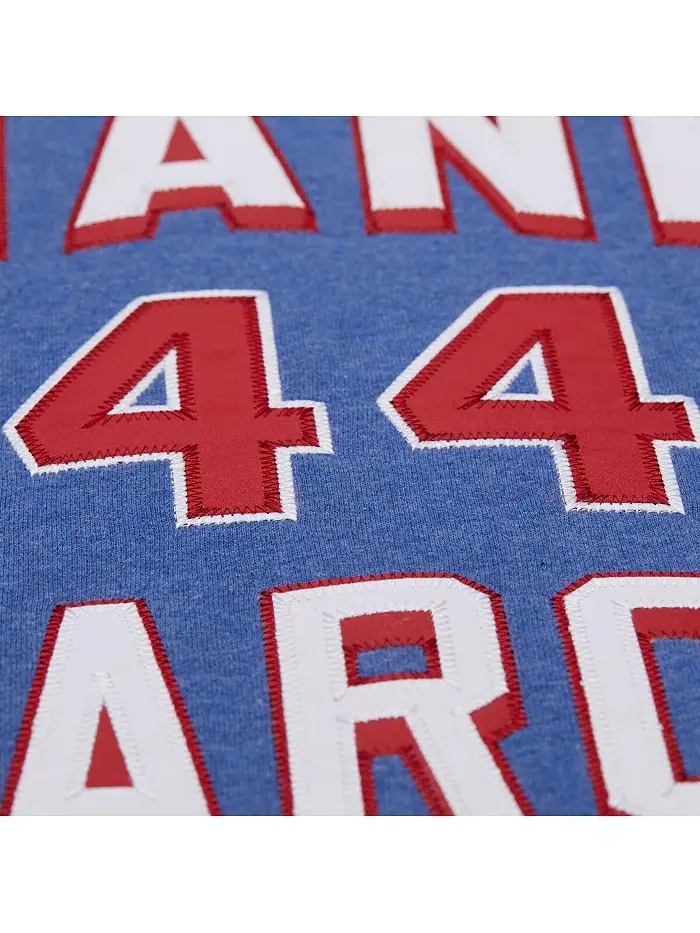 Мужская флисовая толстовка с именем и номером Hank Aaron из коллекции Atlanta Braves Legends — изображение 4 из 5