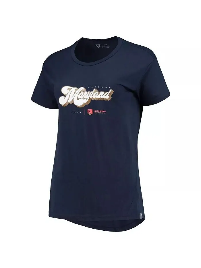 Женская футболка Navy Wells Fargo Championship Maryland Levelwear — изображение 3 из 3