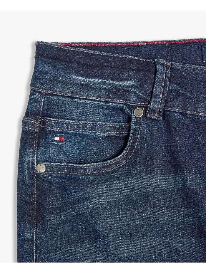 Прямые джинсы Big Boys Kent с эффектом стрейч Tommy Hilfiger — изображение 4 из 4