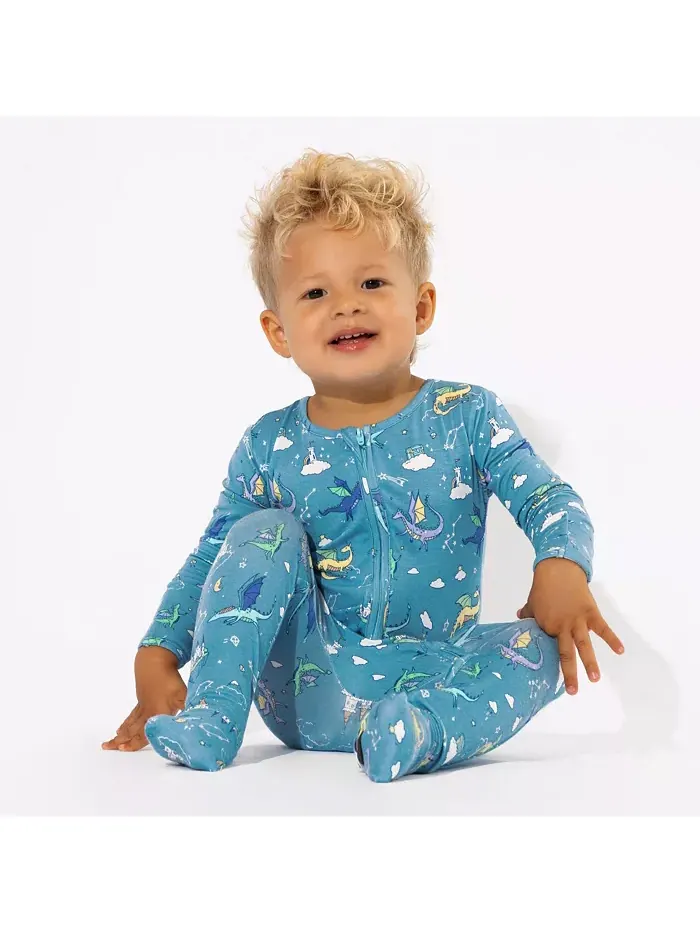 Детский комбинезон Baby Dragon Dreams с отстегивающимися пинетками для мальчиков Bellabu Bear — изображение 3 из 3