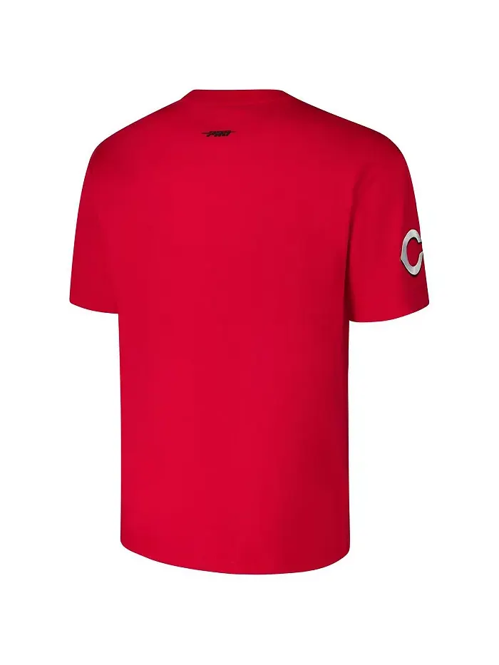 Мужская футболка Cincinnati Reds Turn It Up с красным принтом и заниженными плечами Pro Standard — изображение 3 из 3
