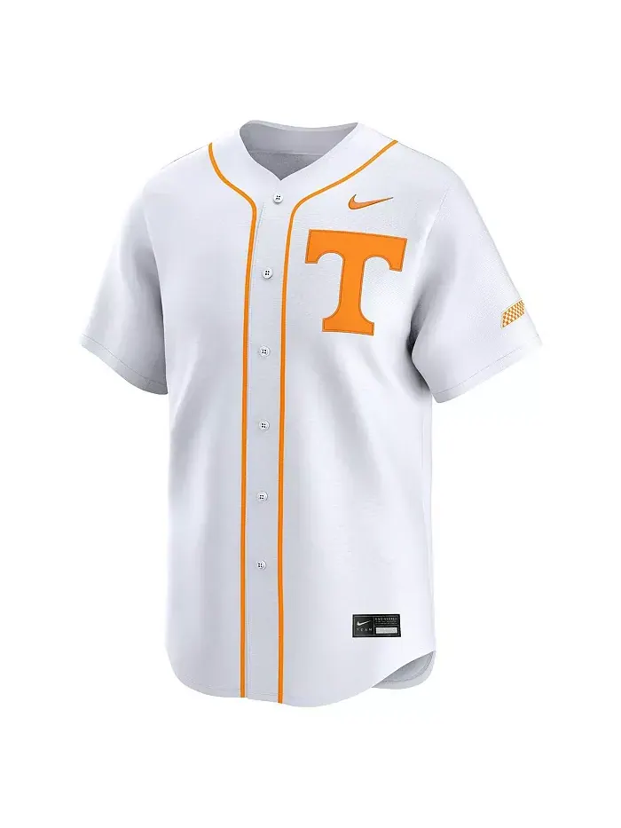 Мужская белая бейсбольная джерси Tennessee Volunteers College Limited Nike — изображение 3 из 3