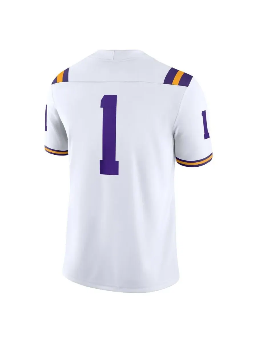 Nike Мужская белая игровая футболка LSU Tigers — изображение 3 из 3, белый