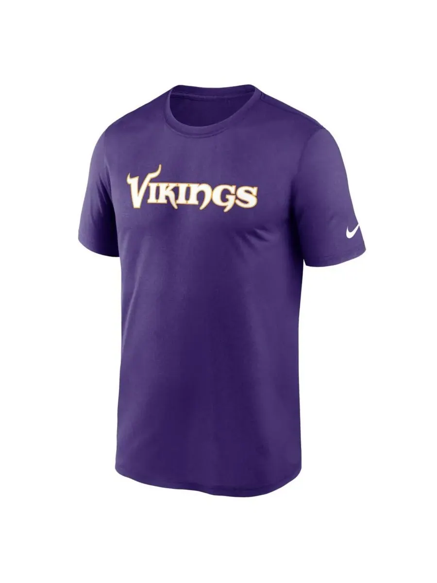 Nike Мужская фиолетовая футболка Minnesota Vikings Primetime Legend Performance с логотипом команды — изображение 2 из 3