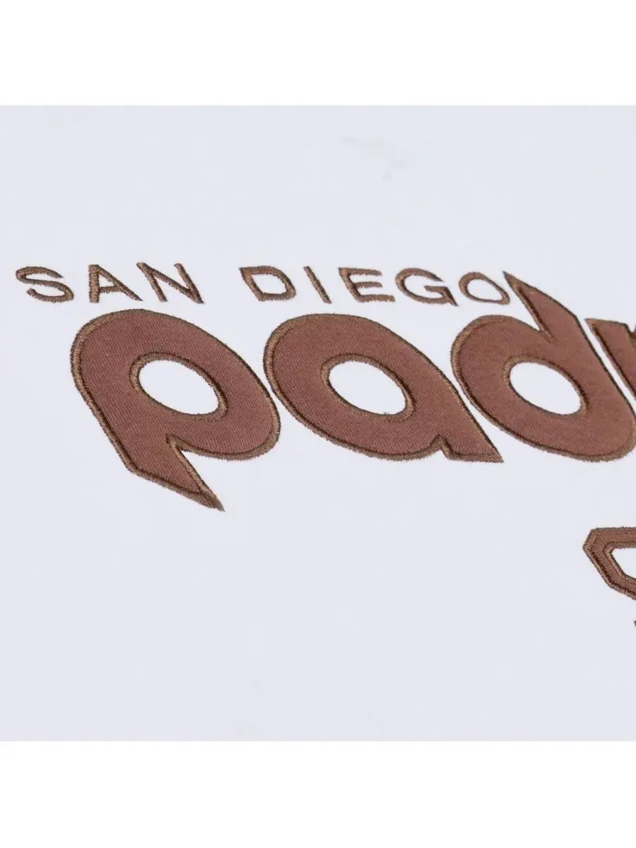 Мужская белая толстовка из арктического флиса с символикой San Diego Padres Mitchell & Ness — изображение 3 из 4, белый